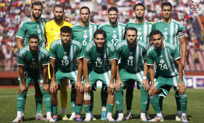 المنتخب الجزائري ليبيريا