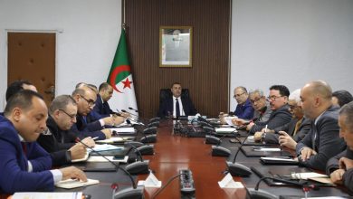 خلال ترؤسه لاجتماع تنسيقي مع المدراء ومسيري المؤسسات القطاعية