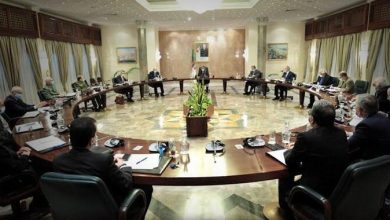 خلال إجتماع الحكومة برئاسة الوزير الأول، السيد نذير العرباوي