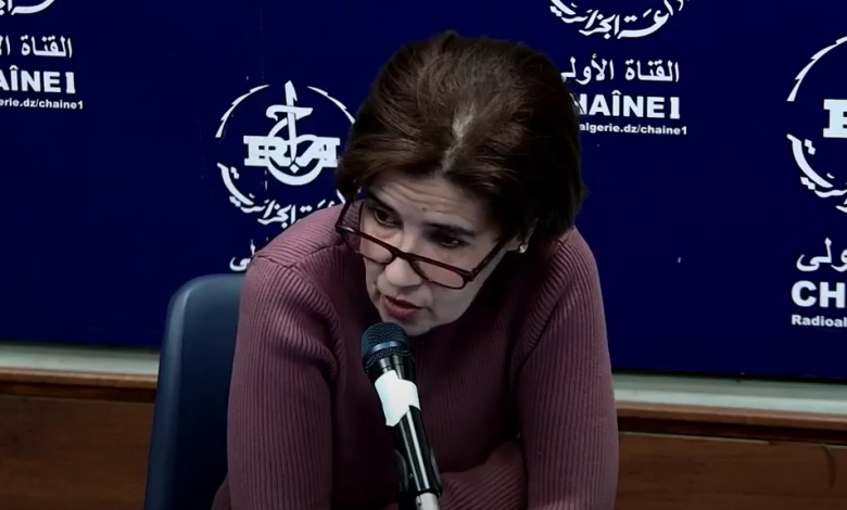 المديرة الفرعية بالمصالح الاستشفائية بوزارة الصحة الدكتورة "لامية ياسف":