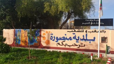 لمعاينة مشروع توسعة الطريق المؤدي إلى حي عدل 02 بوجميل رئيس بلدية منصورة يقوم بخرجة ميدانية