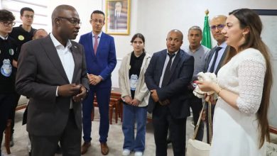 "مصطفى حيداوي" يستقبل وفدا شبابيا من مؤسسات القطاع