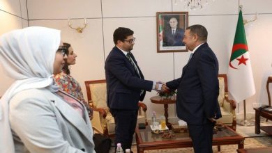 السيد "سعيود" يبحث سبل تعزيز التعاون مع الاتحاد الدولي