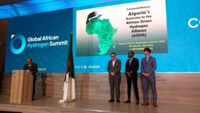 الجزائر رسميا ضمن التحالف الإفريقي للهيدروجين الأخضر