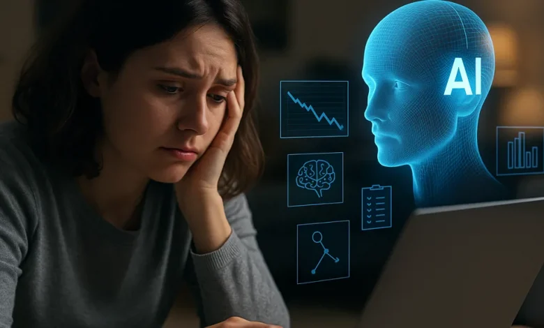 نظام ذكي يتنبأ بالاكتئاب
