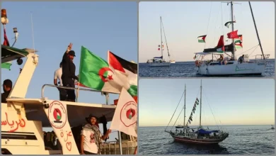 اعتداء الكيان الصهيوني على أسطول "الصمود" العالمي