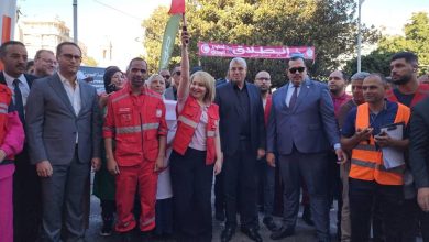 "ابتسام حملاوي" تشرف من وهران على انطلاق "الماراتون الوردي"