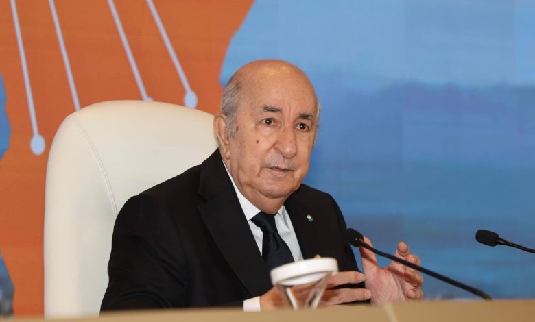 رئيس الجمهورية السيد "عبد المجيد تبون"