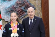 رئيس الجمهورية "عبد المجيد تبون" يستقبل البطلة "كيليا نمور"