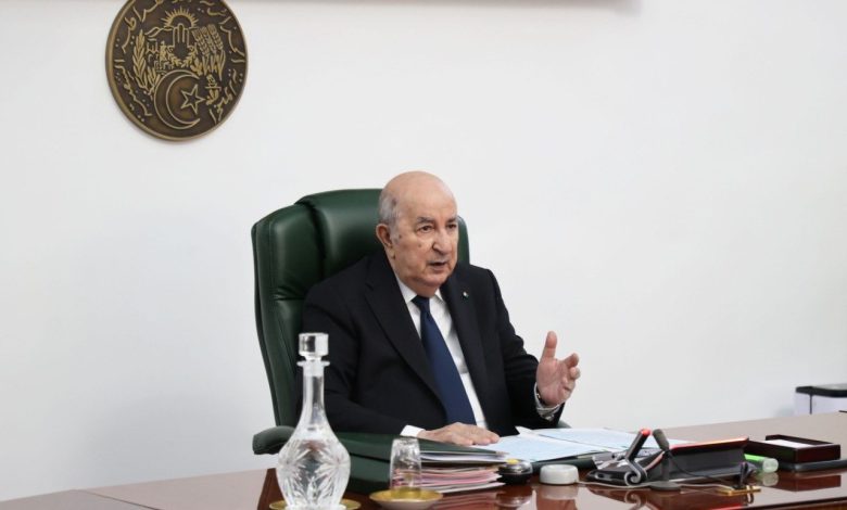 رئيس الجمهورية عبد المجيد تبون يترأس إجتماعا لمجلس الوزراء