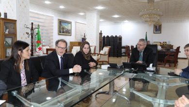 والي سيدي بلعباس يستقبل وفدًا إيطاليًا