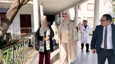 وزيرة التضامن تزور دار المسنين بسيدي موسى