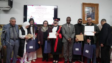 نسيمة أرحاب ومصطفى حيداوي يحتفلان بقدرات ذوي الهمم وعرض أعمالهم