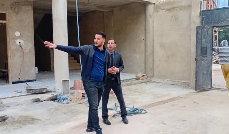 زيارة رئيس دائرة واد تليلات لمشاريع التنمية ببلديتي بوفاطيس والبرية