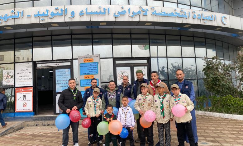 زيارة معايدة إلى مستشفى الأم والطفل وتوزيع الألعاب