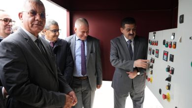 وزير الموارد المائية يُشرف على وضعه حيز الخدمة