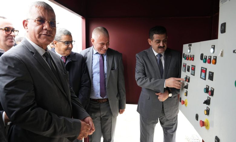 وزير الموارد المائية يُشرف على وضعه حيز الخدمة