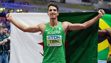 ياسر تريكي يحرز برونزية في الوثب الثلاثي ببطولة العالم داخل القاعة