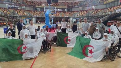 سيدات كرة السلة الجزائرية من ذوي الهمم بعد التتويج باللقب الإفريقي