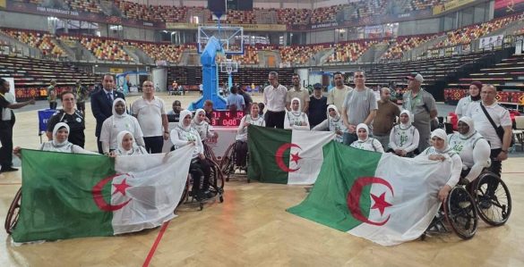 سيدات كرة السلة الجزائرية من ذوي الهمم بعد التتويج باللقب الإفريقي