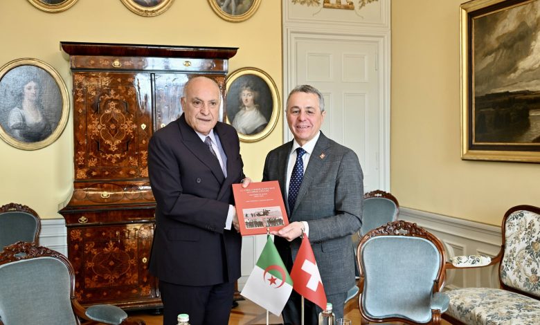 أحمد عطاف أثناء زيارته الرسمية إلى سويسرا لتعزيز التعاون القضائي والمؤسساتي