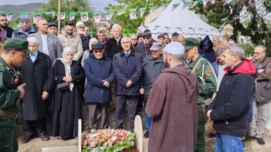 مراسم إحياء الذكرى الـ70 لاستشهاد البطل لوناس تيميزار في بومرداس