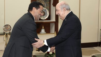رئيس الجمهورية يستقبل الوزير الأول الموريتاني