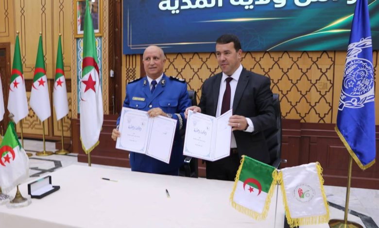بهدف تطوير الكفاءات وتحسين الأداء المهني توقيع اتفاقية شراكة وتعاون بين جامعة المدية ومصالح أمن الولاية