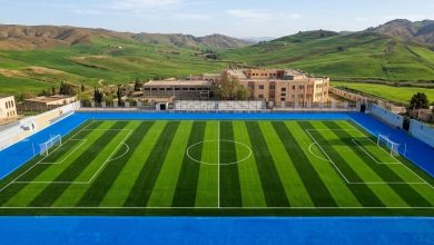 تهيئة ملاعب رياضية بحلة جديدة