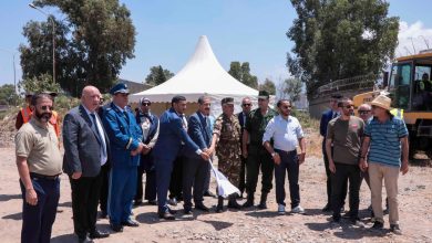 إشارة انطلاق مشروع إنجاز الطريق المزدوج
