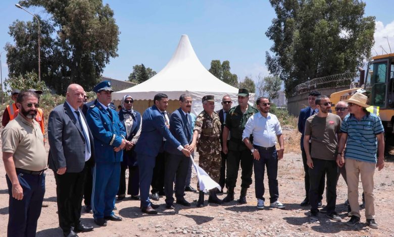 إشارة انطلاق مشروع إنجاز الطريق المزدوج