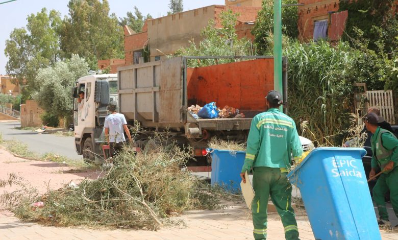  حملة تطهير كبرى للقضاء على النقاط السوداء بسعيدة